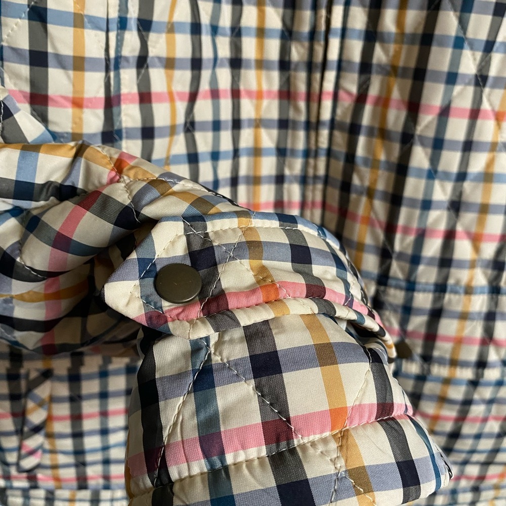 Talbots Plaid Barn Coat/Jacket Size M - Picture 7 of 9
